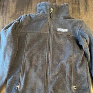 Columbia Black Boy’s Full Zip Fleece Jacket Small (8)